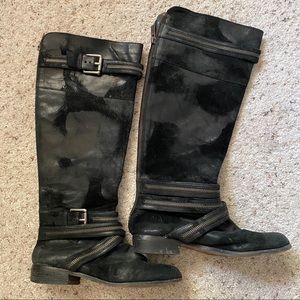 Michael Kors Suede Black Boots